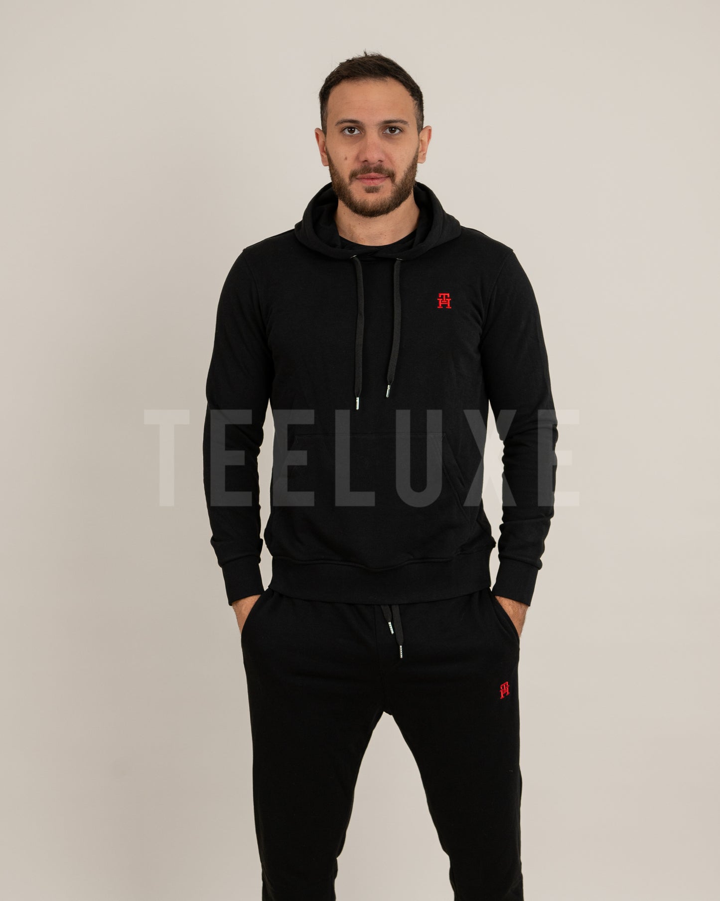 ensemble th sweat à capuche