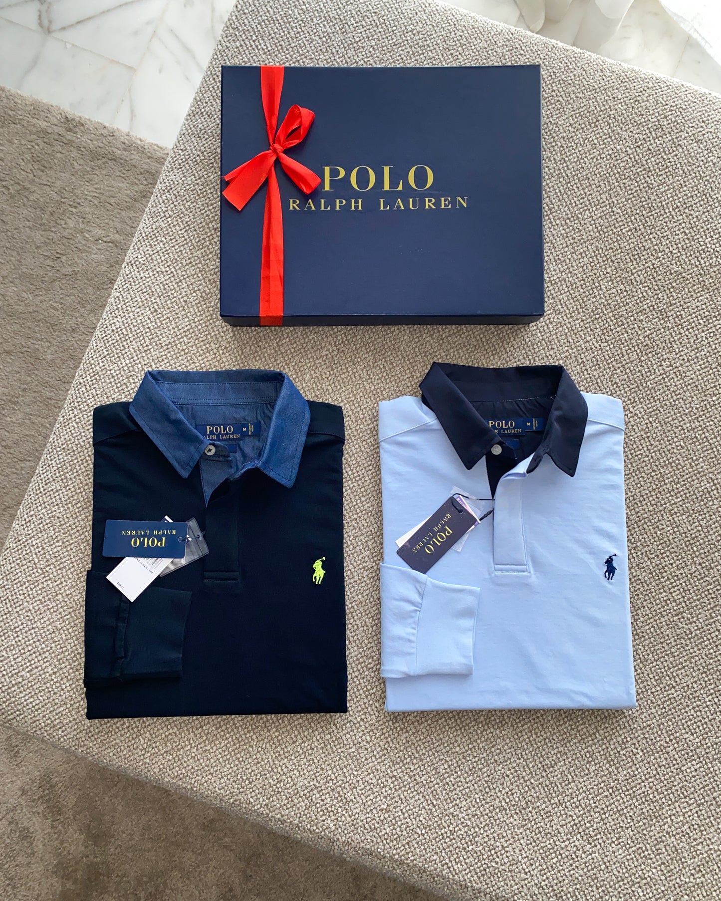 Polo Ralph Lauren de rugby à manches longues