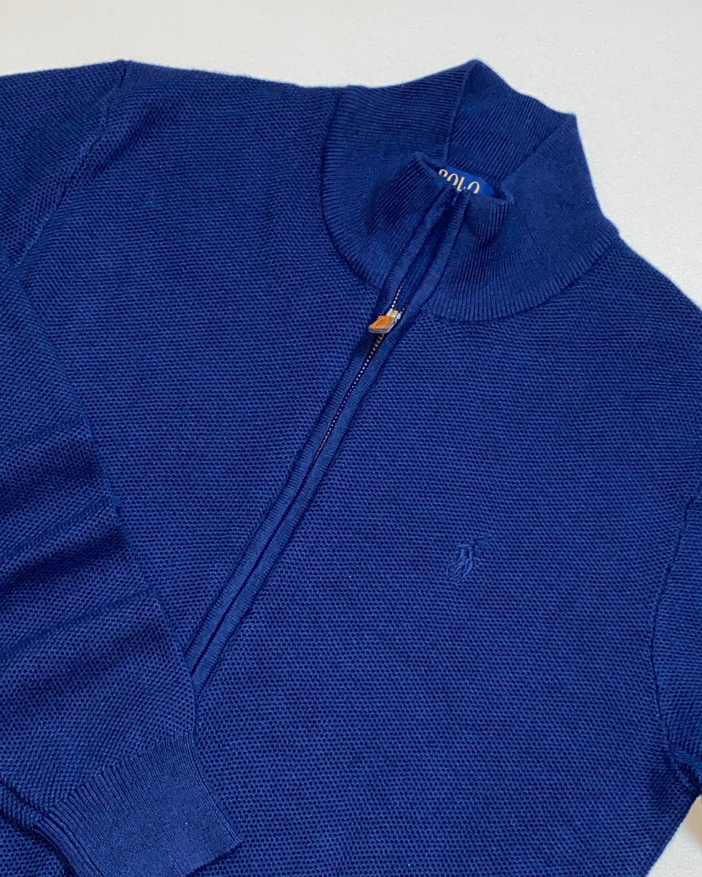 pull ralph lauren full-zippé ton sur ton