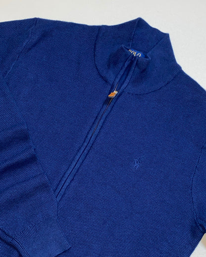 Pull Ralph Lauren full-zippé ton sur ton