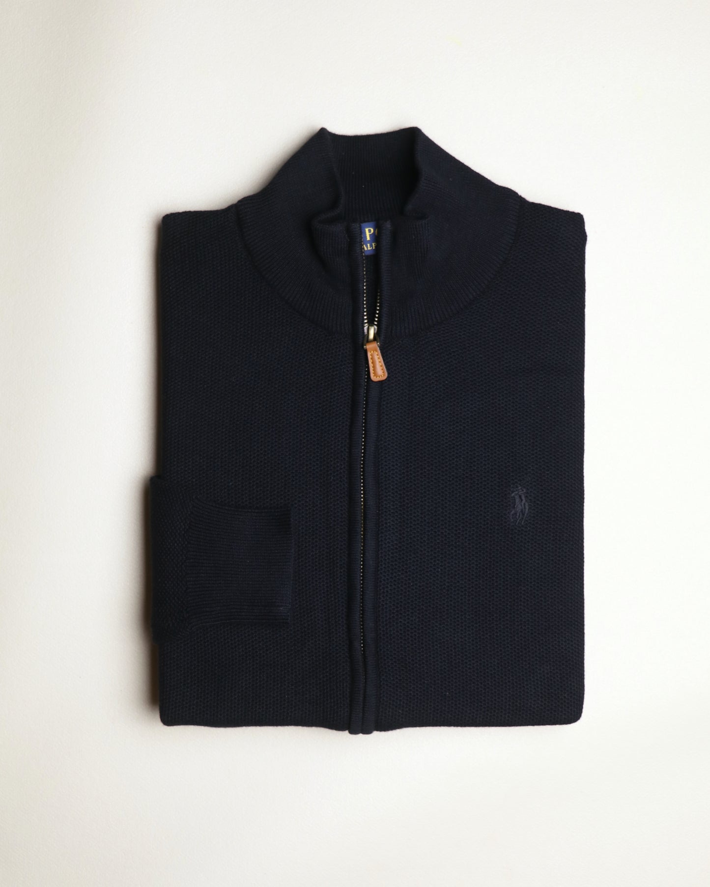 pull ralph lauren full-zippé ton sur ton