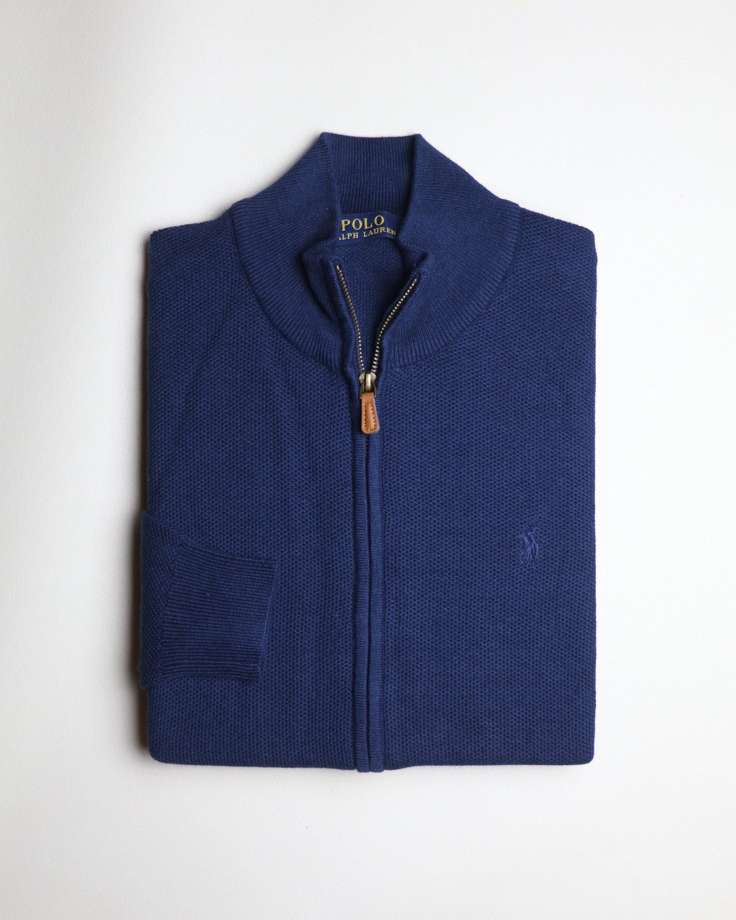 pull ralph lauren full-zippé ton sur ton