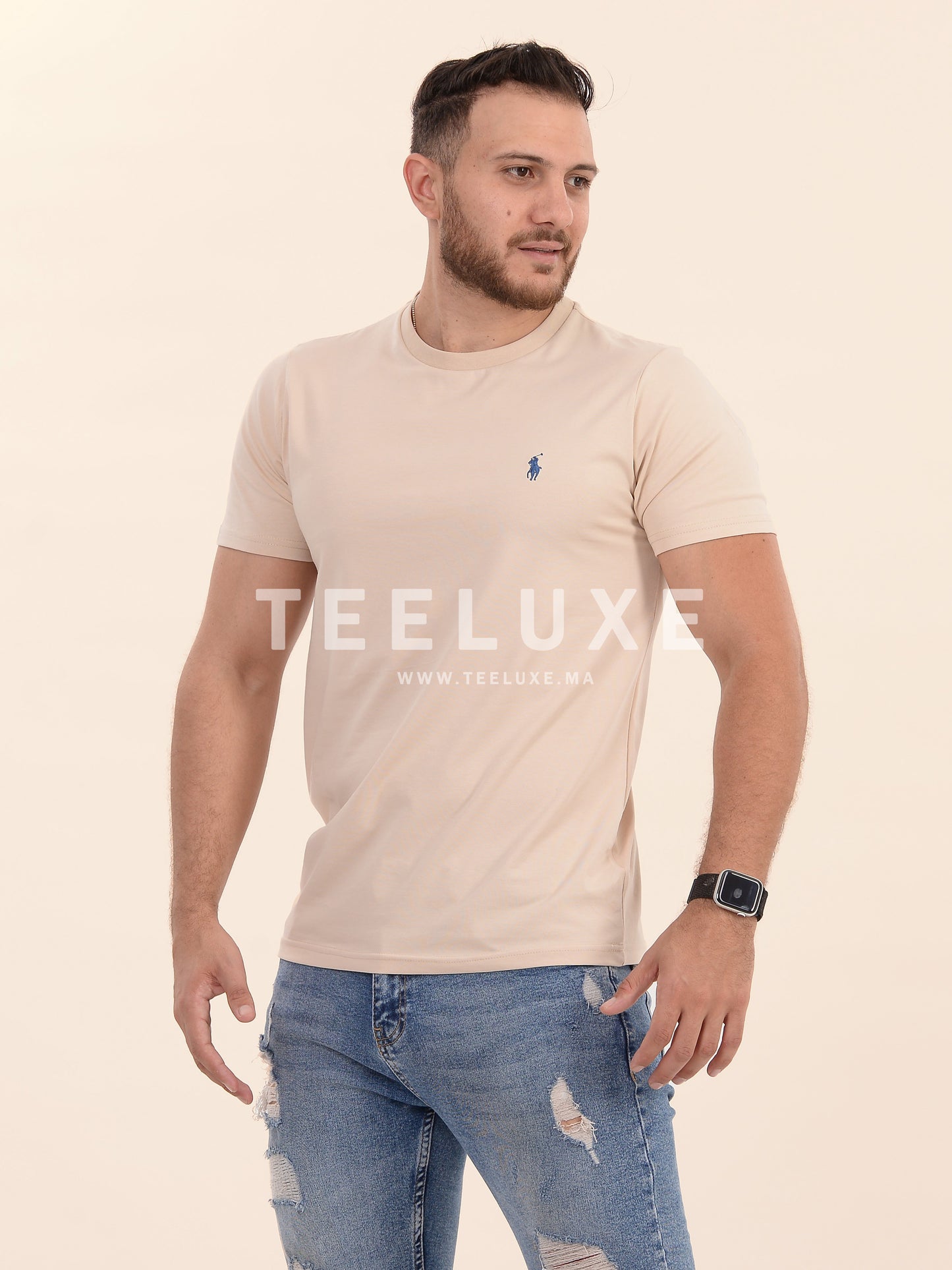 t-shirt rl en coton - slim