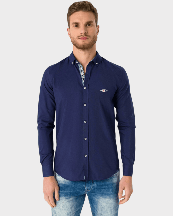 chemise GNT classique - Bleu marine