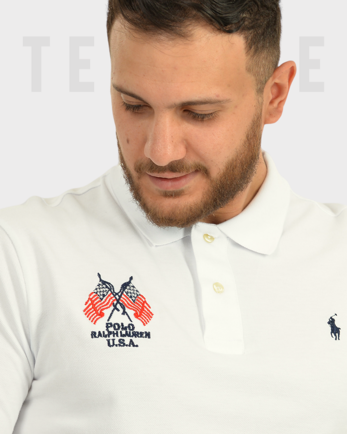 polo rl manche longue flag usa