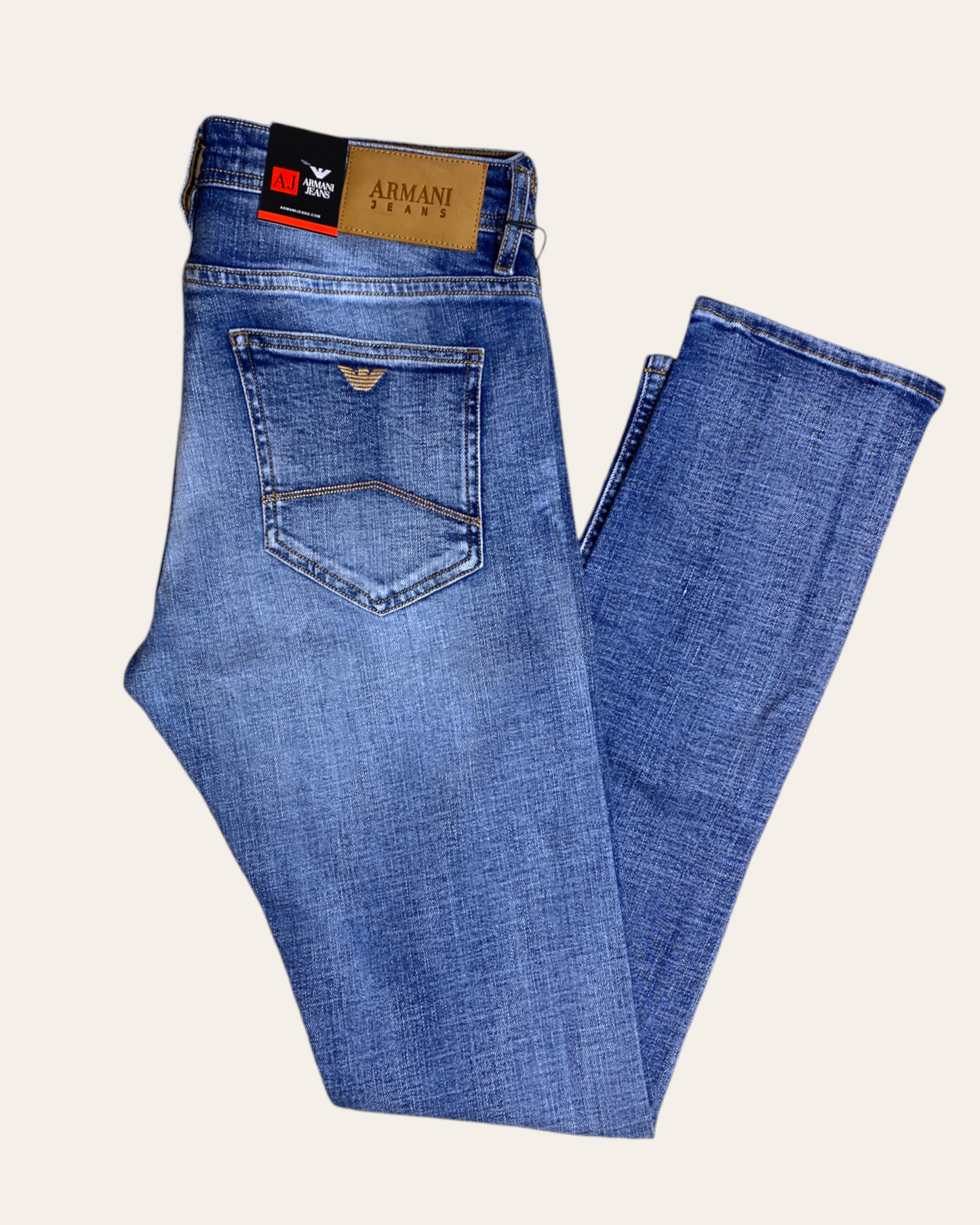 jeans armani - bleu