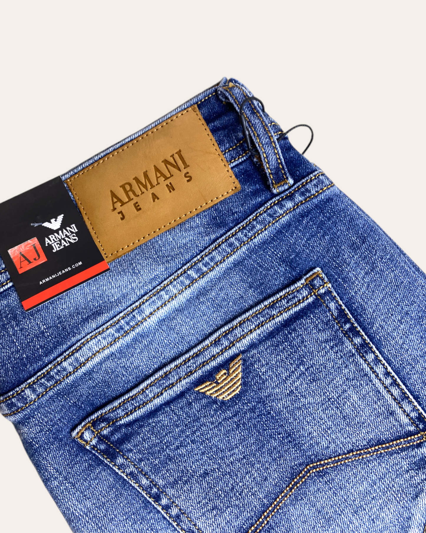 jeans armani - bleu