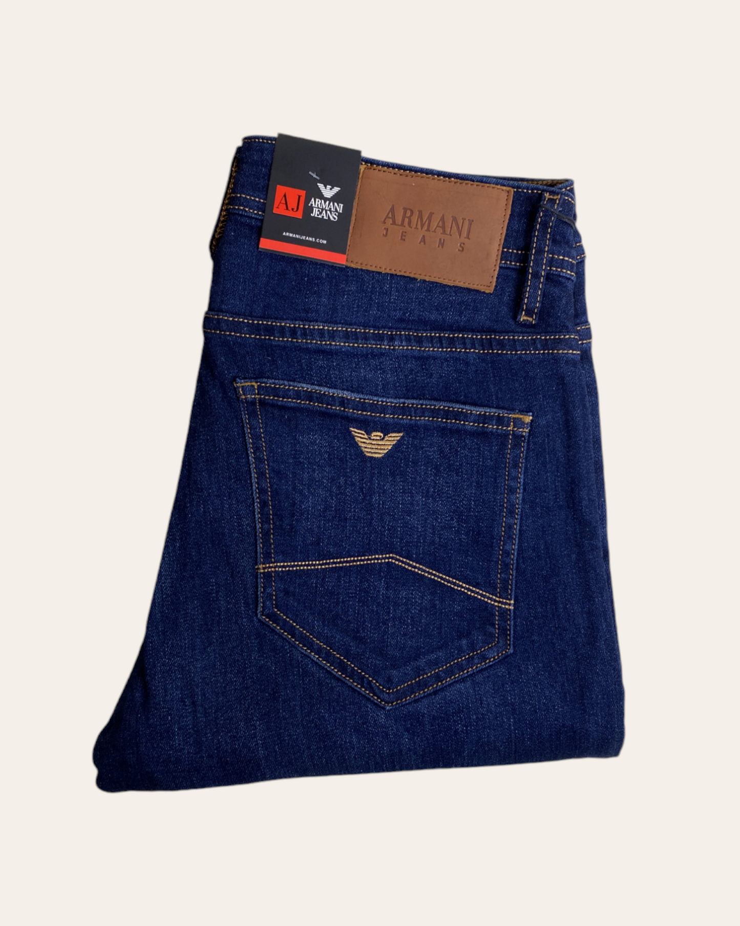 jeans armani - bleu fonce