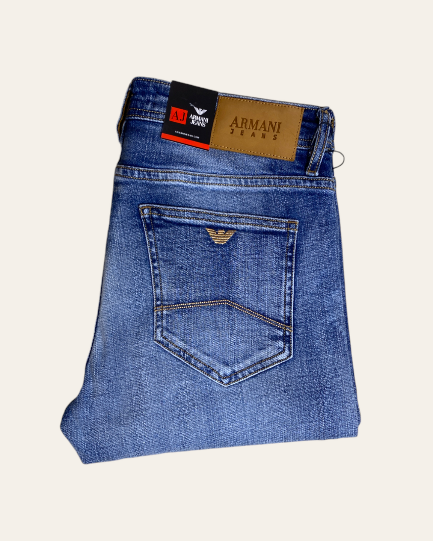 jeans armani - bleu