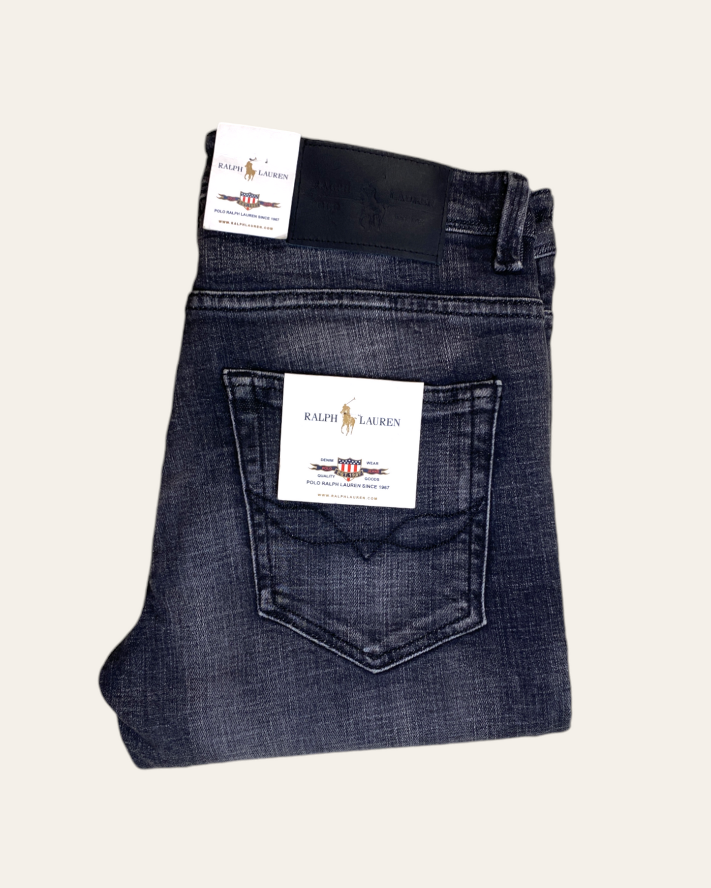 jeans ralph - gris fonce