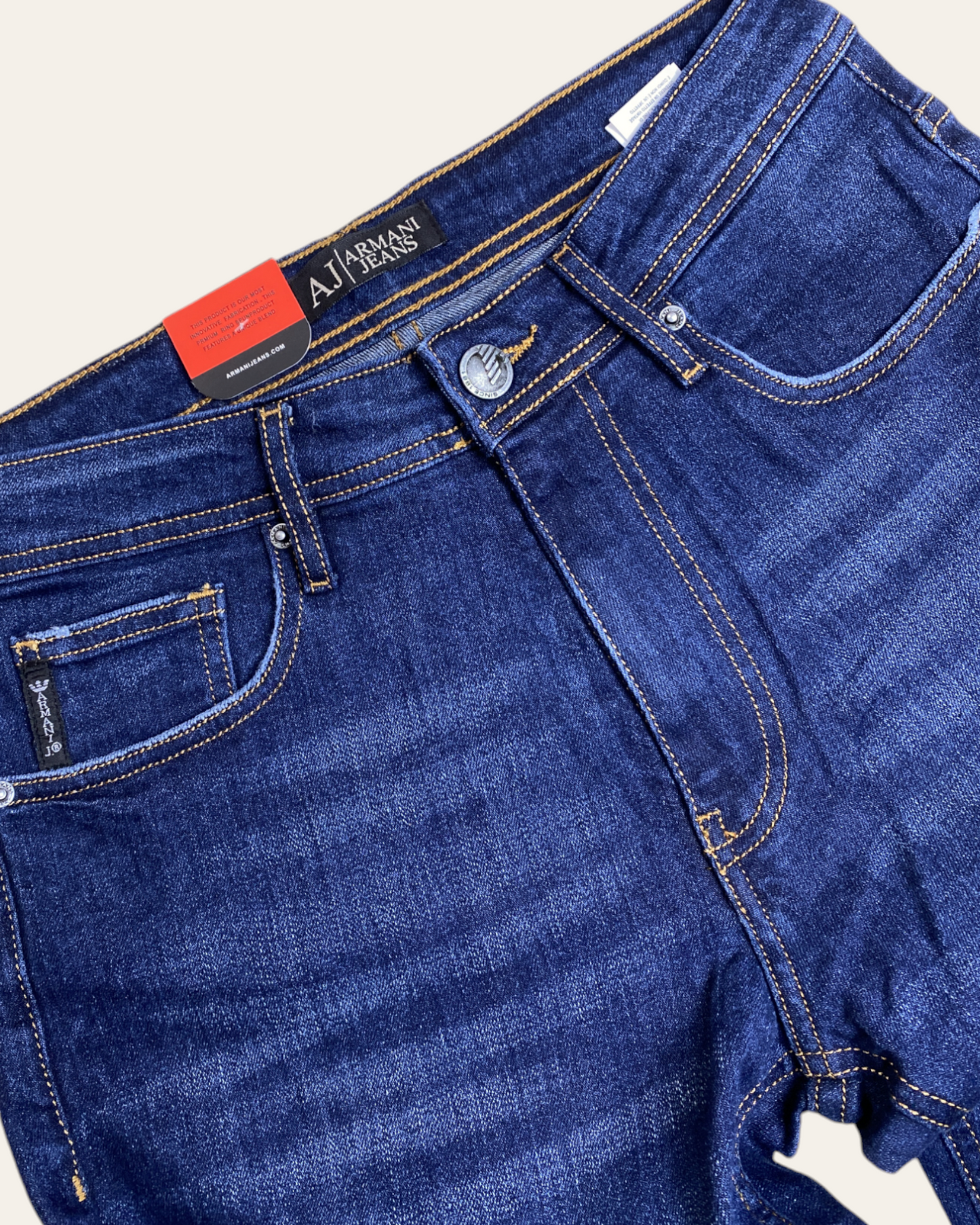 jeans armani - bleu fonce